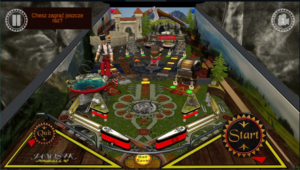 playfield of Janosik Pb 